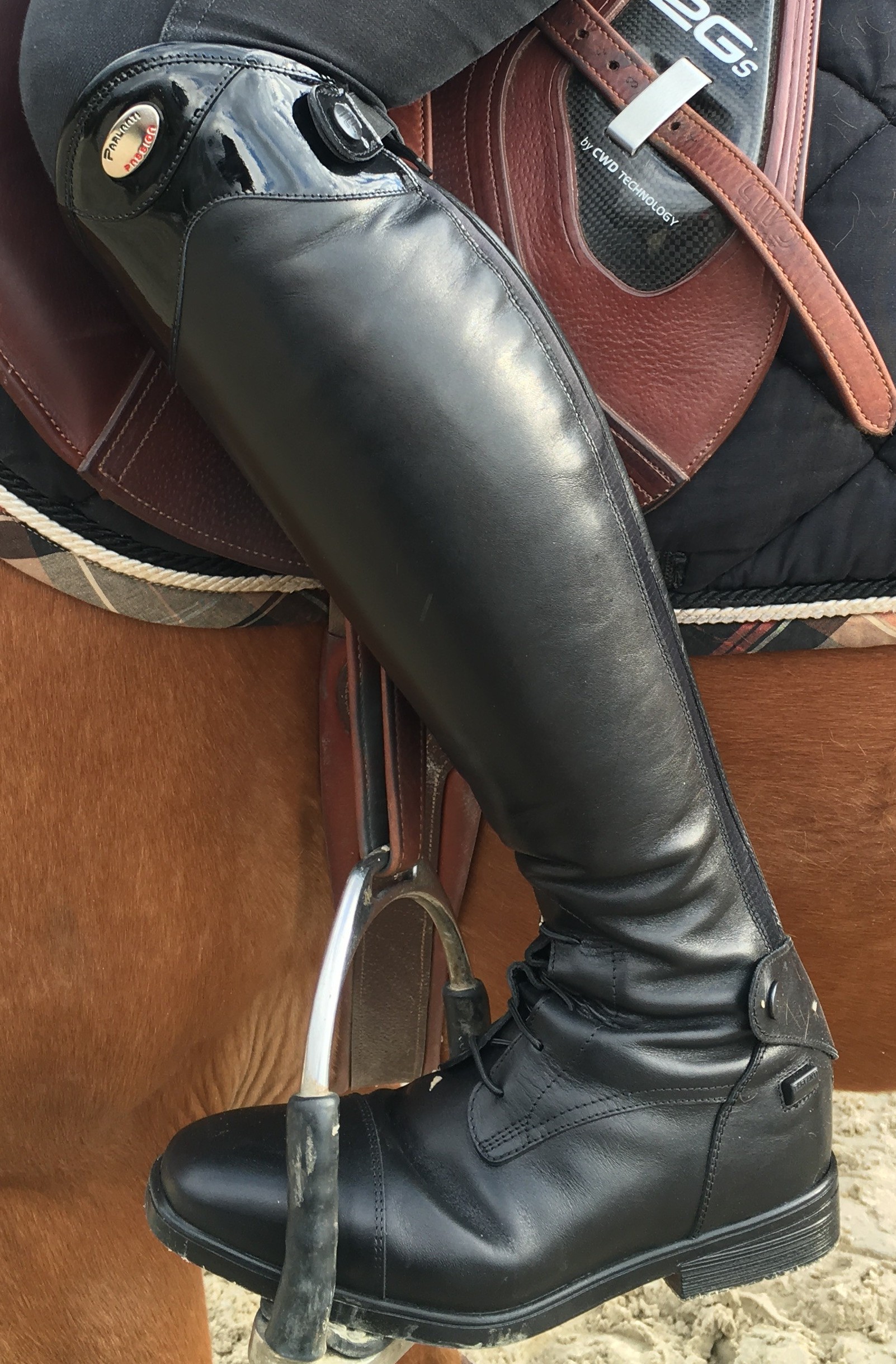 boots equitation femme cuir