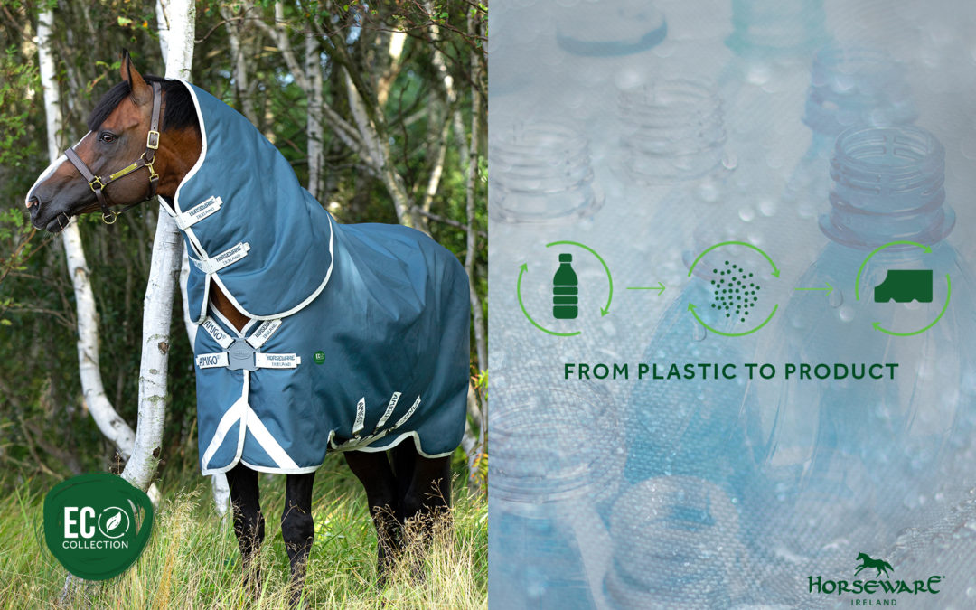 Une couverture fabriquée à partir de bouteilles plastiques recyclées ? Horseware l’a fait !